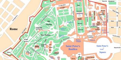 Città del vaticano mappa politica